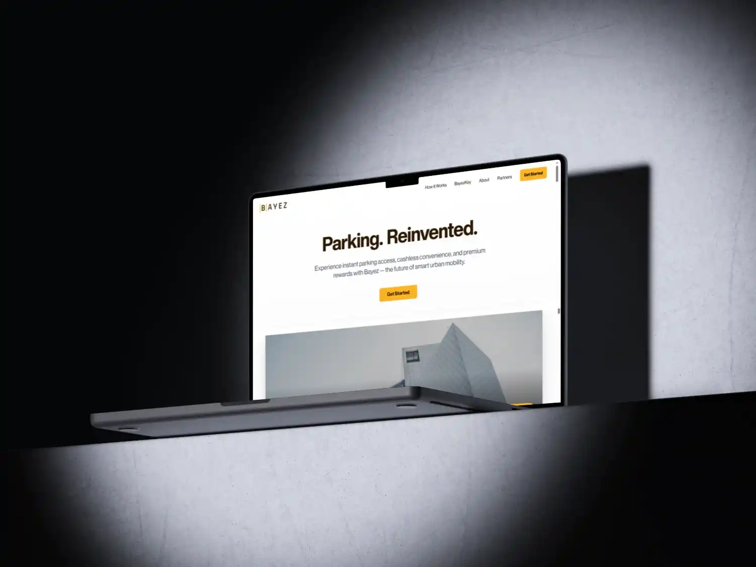 Bayez Web App Development screen